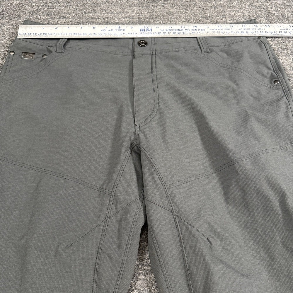Kuhl Silencr Pants 38x32 Gray Ripstop Water Resistant Stretch Fabric Pockets - Picture 6 of 12